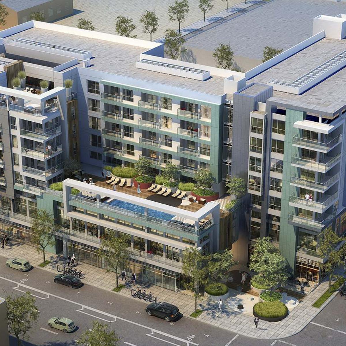 DTLA's Emerald apartments unwrapped at 1340 S. Olive Street